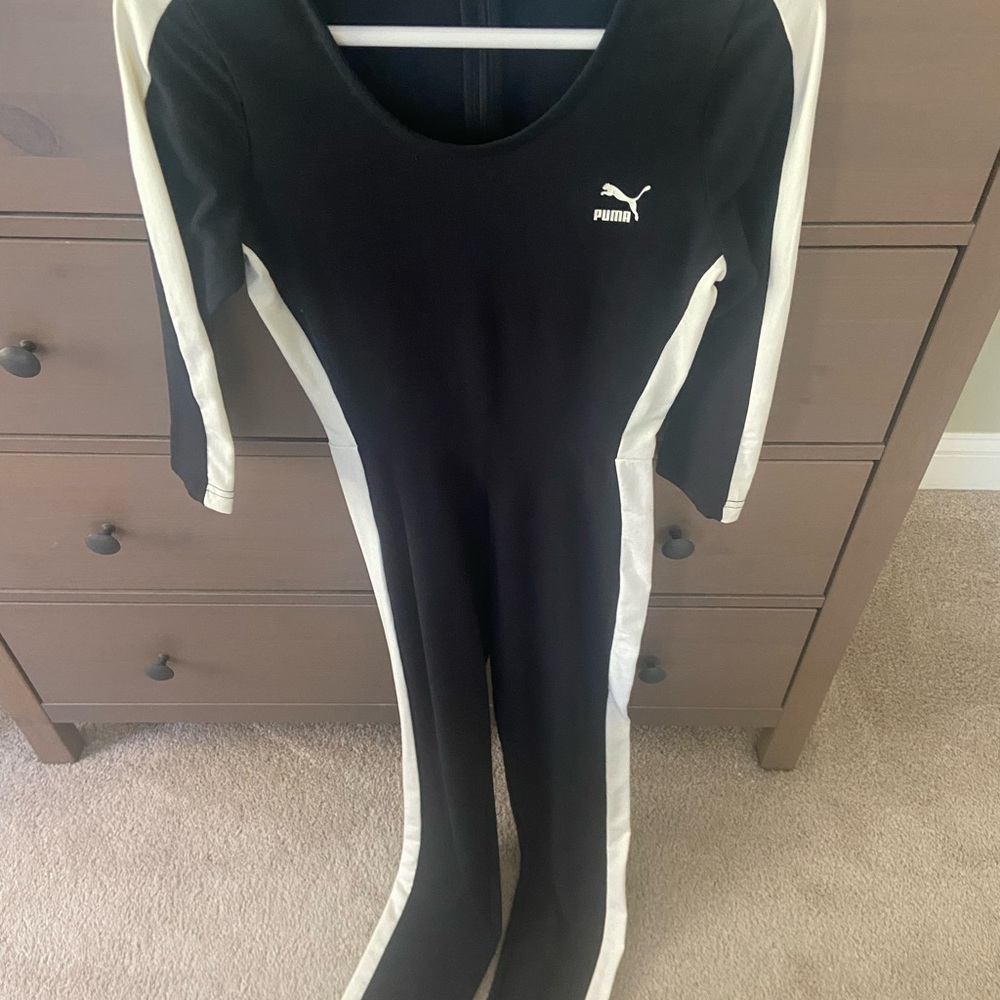Puma Black and White Athletic jumpsuit